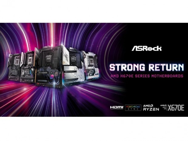 ASRock、Ryzen 7000シリーズに対応するAMD X670Eマザーボード計5モデル発表