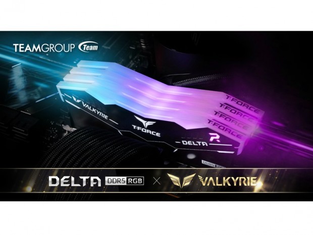 Team、BIOSTARとコラボしたDDR5メモリ「T-FORCE DELTA RGB DDR5 VALKYRIE Edition」
