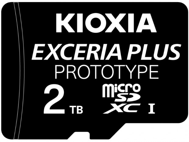 キオクシア、容量2TBのmicroSDカードのプロトタイプモデルを開発