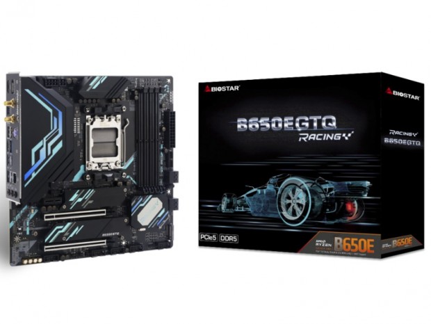 AMD B650E採用のゲーミングMicroATXマザーボード、BIOSTAR「B650EGTQ」