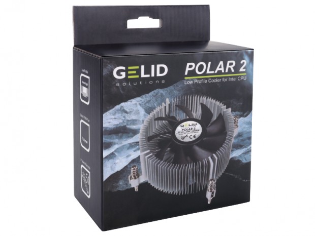高さ42mmのIntel LGA専用ロープロファイルCPUクーラー、GELID「POLAR 2」