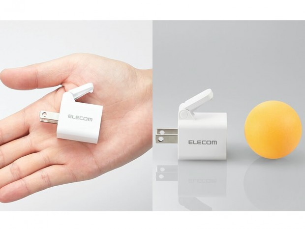 コンセントから簡単に抜ける“楽抜けレバー”付きUSB充電器がエレコムから