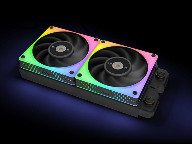 フレームが美しく光る高静圧ファン、Thermaltake「TOUGHFAN RGB」シリーズ
