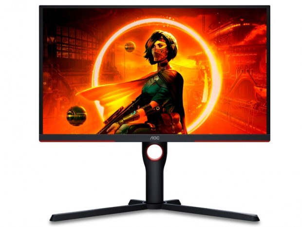 0.5ms/240Hz対応の24.5型フルHDゲーミング液晶、AOC「25G3ZM/BK」
