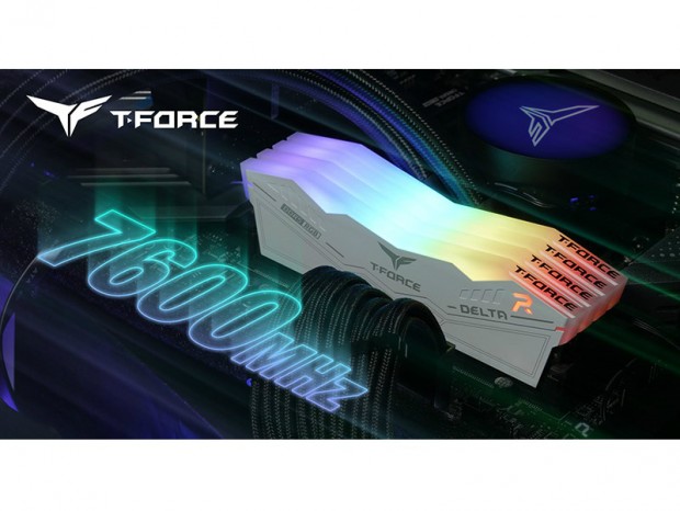 Team「T-FORCE DELTA RGB DDR5」に7,600MHzの高クロックモデル登場