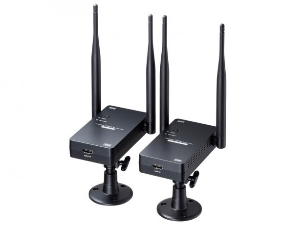 サンワサプライ、HDMI映像・音声を最大50m延長できるエクステンダー「VGA-EXWHD11」