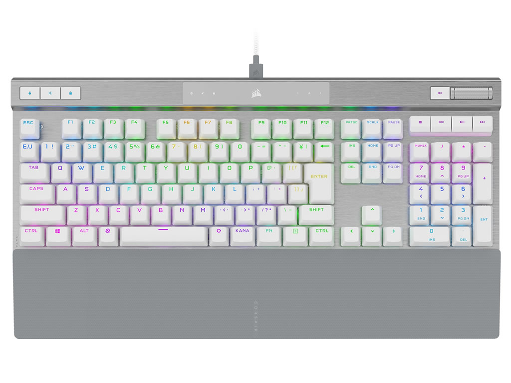 CORSAIRからゲーミングキーボード新製品「K100 AIR WIRELESS」「K70