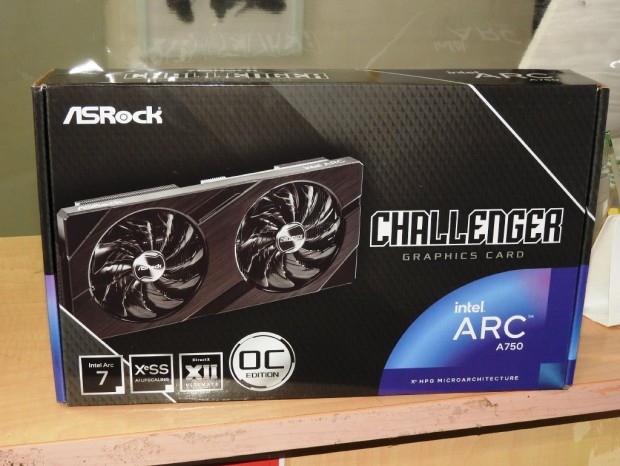 IntelのハイエンドGPU Arc A750搭載グラフィックスカードがASRockから