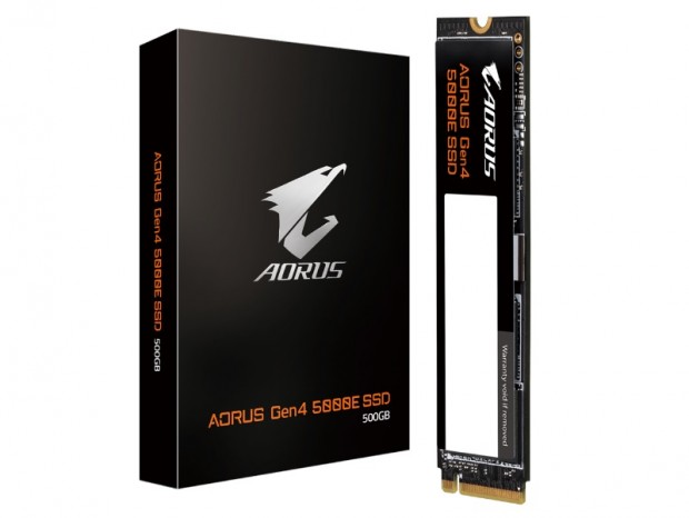 消費電力を30％以上低減したPCIe4.0 NVMe SSD、GIGABYTE「AORUS Gen4 5000E」