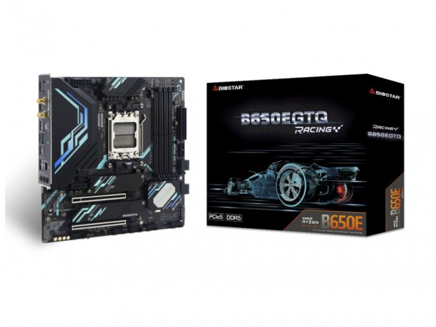 AMD B650E採用のMicroATXゲーミングマザーボード、BIOSTAR「B650EGTQ」