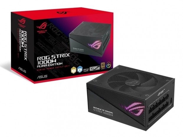 ASUS、ATX 3.0に対応する最大1200WのGOLD認証電源「ROG Strix Gold Aura Edition」