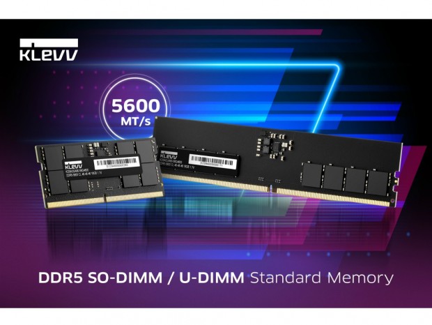 AMD/Intel両対応のDDR5-5600スタンダードメモリがKLEVVから