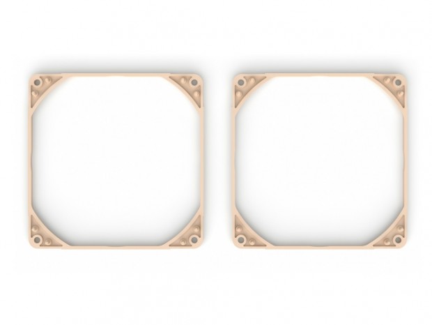 Noctua、乱流を防ぎ、吸気効率を改善する吸気ファン用スペーサー「NA-IS1」など2シリーズ