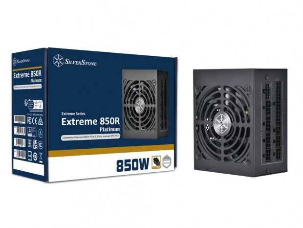 12VHPWRコネクタ搭載の850WフルモジュラーSFX電源、SilverStone「Extreme 850R Platinum」