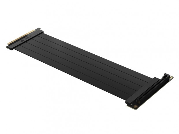 CORSAIR、グラフィックスカード垂直配置に適したライザーケーブル「Premium PCIe 4.0 x16 ExCable」