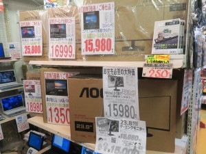 ゲーミング液晶コーナー