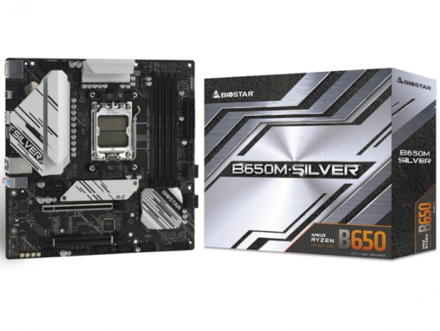 AMD B650採用のコストパフォーマンスMicroATXマザーボード、BIOSTAR「B650M-SILVER」