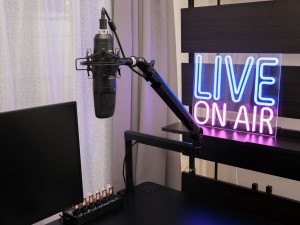 アルミニウム製プロフェッショナルスタジオマイクアーム 使用イメージ