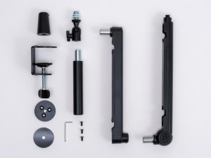 アルミニウム製プロフェッショナルスタジオマイクアーム 構成パーツ