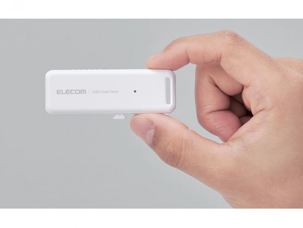 最大転送1,000MB/sのUSBメモリ型ポータブルSSD、エレコム「ESD-EMB」シリーズ