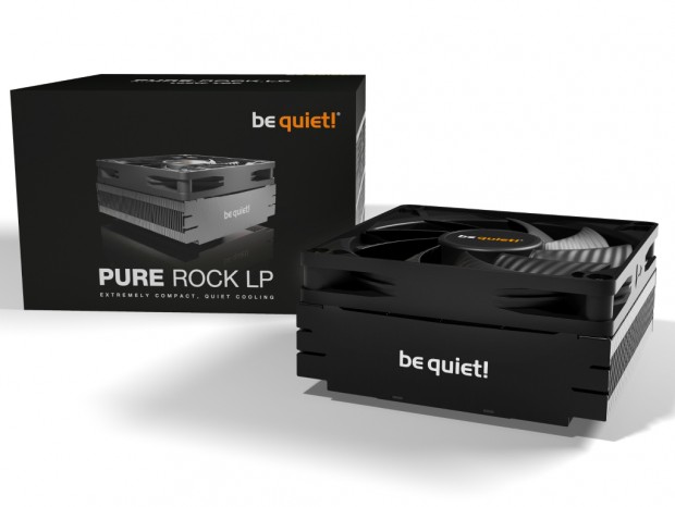 全高わずか45mmのロープロファイルCPUクーラー、be quiet!「Pure Rock LP」
