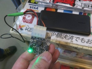 HDD CLICKER モバイルバッテリ駆動