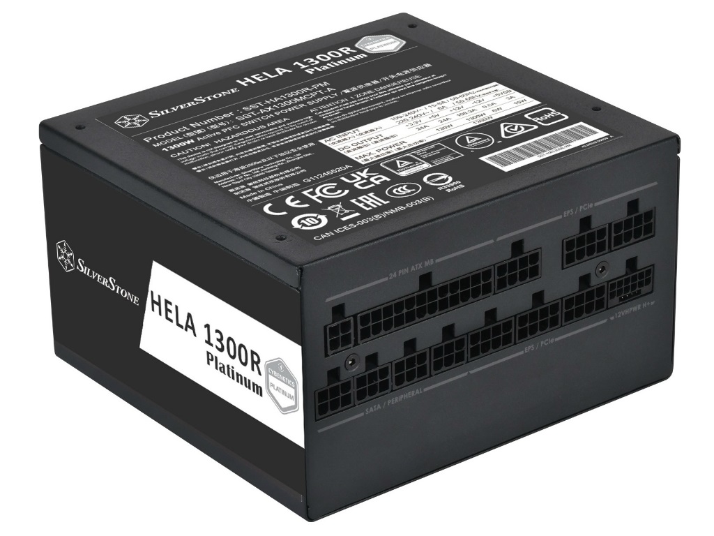 SilverStone 電源ユニット Helaシリーズ Cybenetics Platinum 1300W ATX 3.0  PCIe 