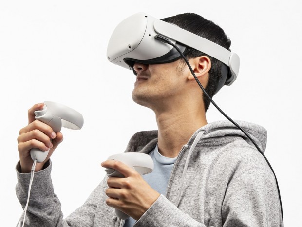 サンワサプライ、VRヘッドセットの動きを邪魔しないL字コネクタの5mロングType-Cケーブル