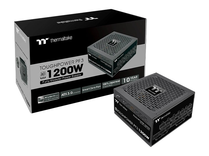 Thermaltake パソコン Thermaltake Toughpower PF3 ATX 3.0 1200W 80+ Platinum Full  Modular SL その他PCパーツ