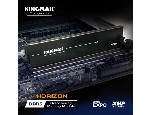最高6,000MHzのAMD EXPO対応DDR5メモリ、KINGMAX「Horizon」シリーズ