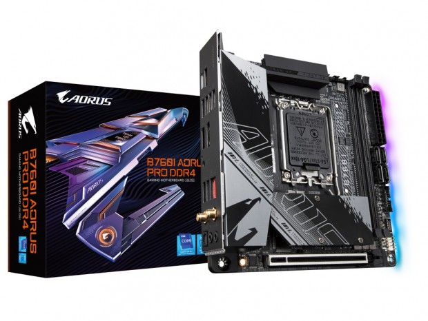 GIGABYTE、ゲーミングMini-ITX「B760I AORUS PRO DDR4」などIntel B760マザーボード計9種