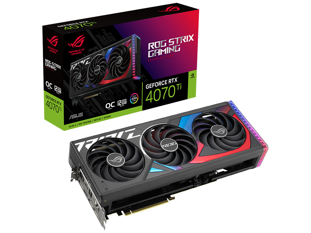 ASUS、GeForce RTX 4070 Ti搭載グラフィックスカード計2モデル発表。いずれも1月5日2300販売開始 エルミタージュ秋葉原
