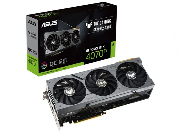 ASUS、GeForce RTX 4070 Ti搭載グラフィックスカード計2モデル発表。いずれも1月5日23:00販売開始