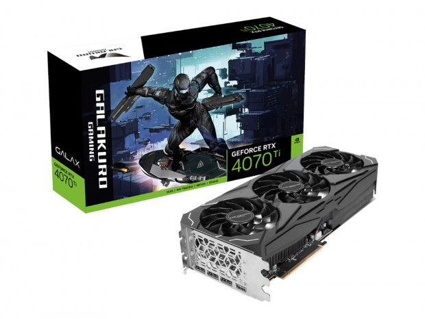 税込14万円台からのGeForce RTX 4070 TiグラフィックスカードがGALAKURO GAMINGから