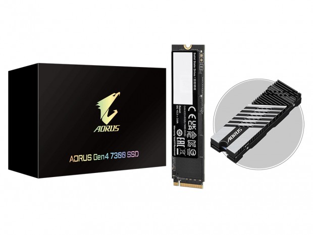 最高7,300MB/sのPCIe 4.0 NVMe SSD、GIGABYTE「AORUS Gen4 7300 SSD」シリーズ
