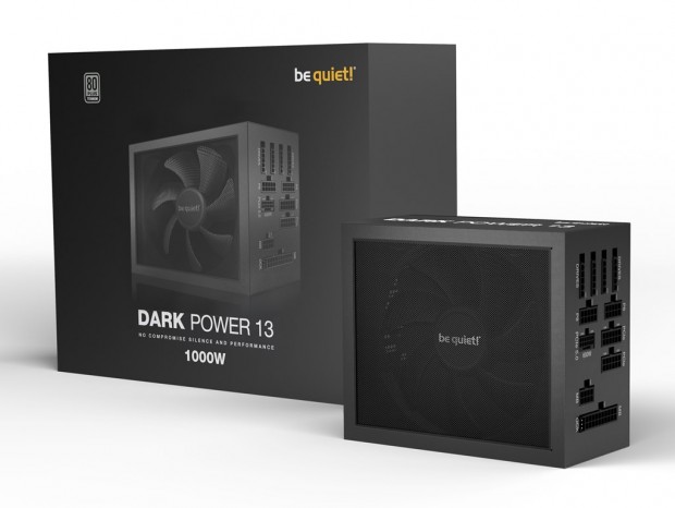 be quiet!、12V制御を切り替え可能なATX 3.0対応のTITANIUM認証電源「Dark Power 13」