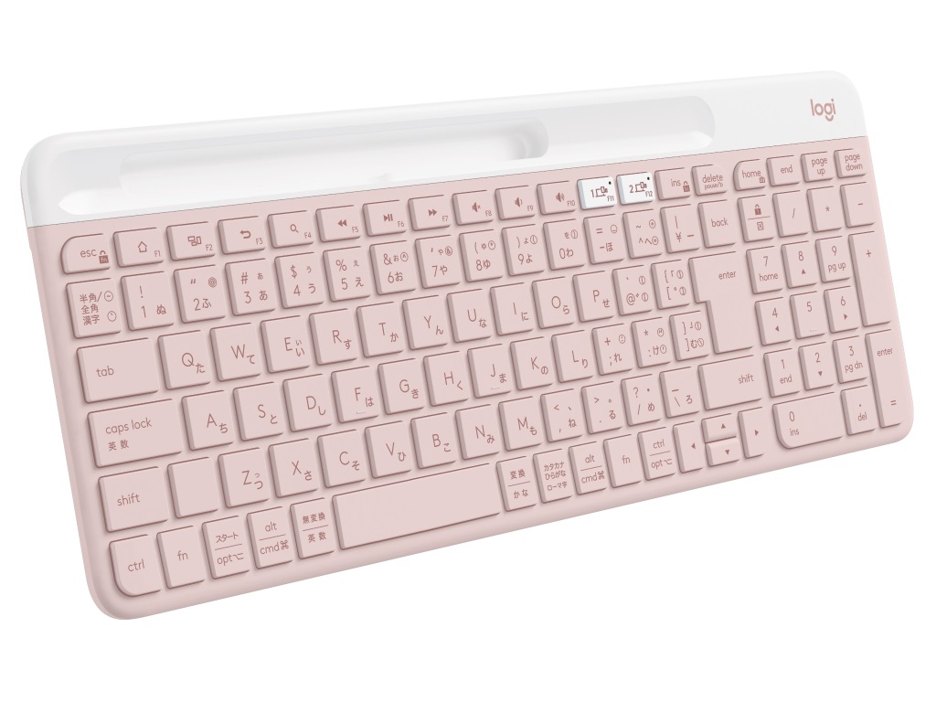 ロジクール、静音・薄型仕様のワイヤレスキーボード「K580」など計4