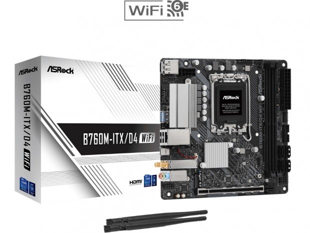 ASRock、Mini-ITXモデル「B760M-ITX/D4 WiFi」などIntel B760マザーボード4種20日発売