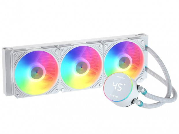 水温をリアルタイムに確認できる360mmラジエーター採用AIO水冷、ProArtist「GRATIFY AIO5」
