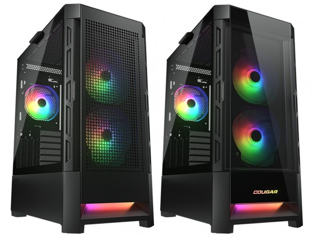 フロントパネルデザインが変更できるミドルタワー「COUGAR DUOFACE RGB」国内発売