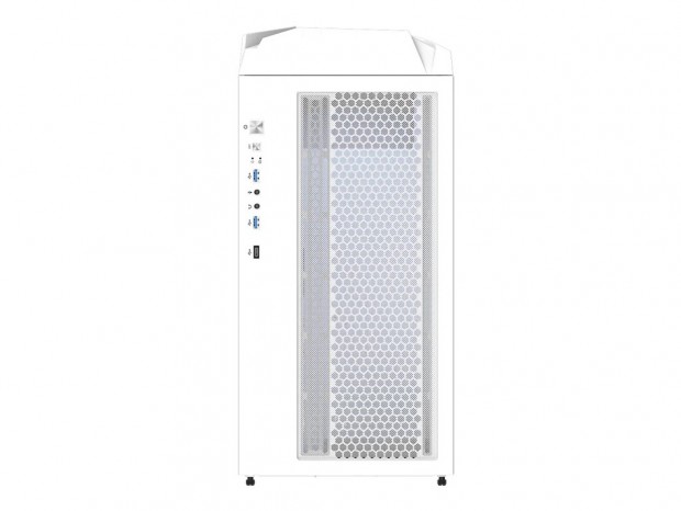 GIGABYTE、ARGBファン標準装備の白い高エアフローミドルタワー「C301 GLASS WHITE」