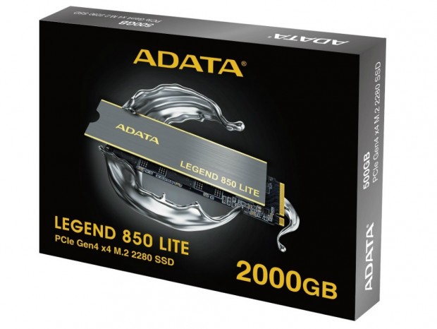 PS5にも対応する薄型ヒートシンク付属のPCIe 4.0 SSD、ADATA「LEGEND 850 LITE」シリーズ