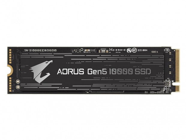 PCI Express 5.0(x4)接続のNVMe M.2 SSD、GIGABYTE「AORUS Gen5 10000 SSD」正式発表