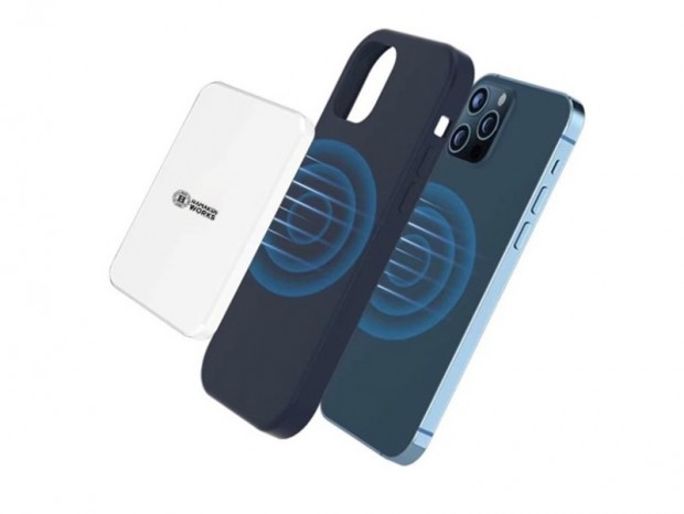 iPhoneにペタリ張り付く超薄型・軽量なワイヤレスモバイルバッテリ「HWB-3000」発売