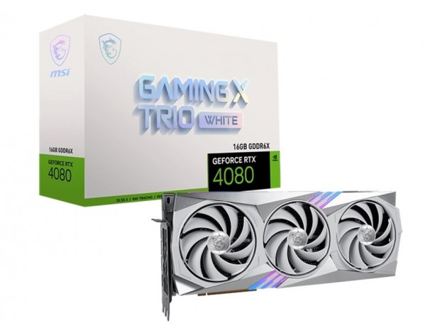 MSI、TRI FROZR 3クーラー搭載のホワイトモデル「GeForce RTX 4080 16GB GAMING X TRIO WHITE」など4製品