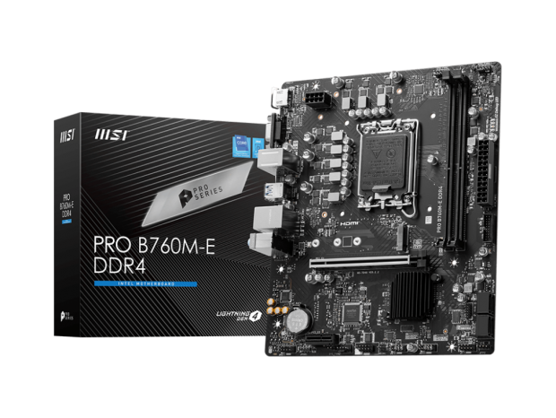Intel B760採用のエントリーMicroATX、MSI「PRO B760M-E DDR4」税込約1.5万円で発売