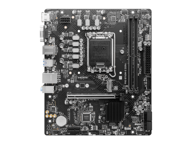 Intel B760採用のエントリーMicroATX、MSI「PRO B760M-E DDR4」税込約1.5万円で発売