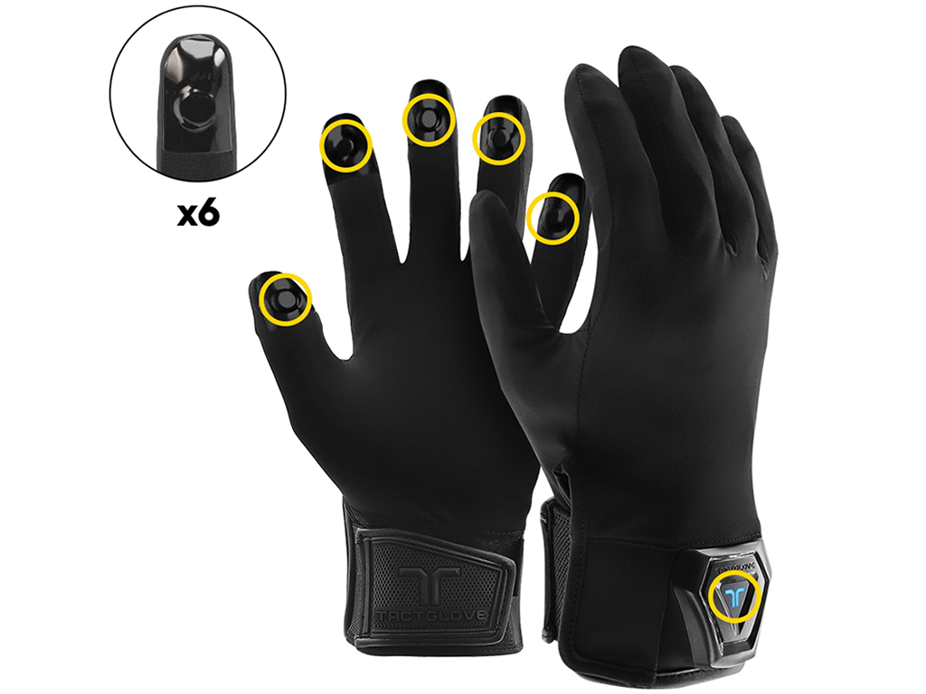 HMDカメラベースのハンドトラッキングに対応した触覚グローブ、bHaptics「TactGlove DK1」 エルミタージュ秋葉原