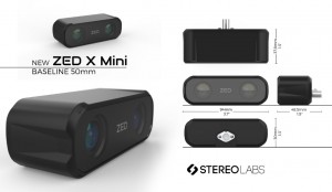 ZED X Stereo Camera w/50mm Additional Cable