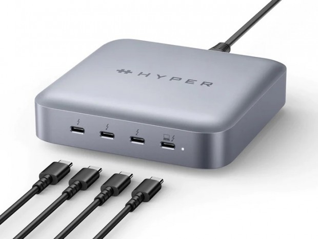 世界初、GaN電源が一体化したThunderbolt 4ハブ「HyperDrive Thunderbolt 4 パワーハブ」